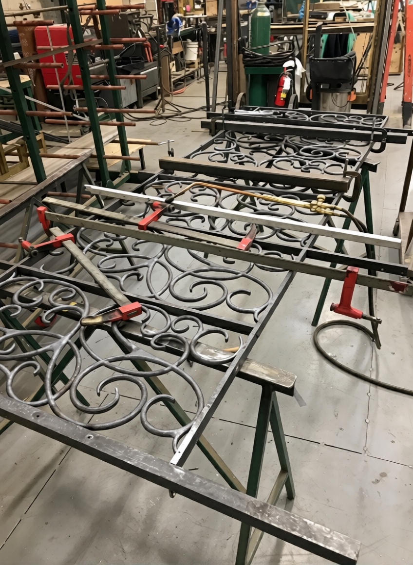 Forged Iron Railing 2